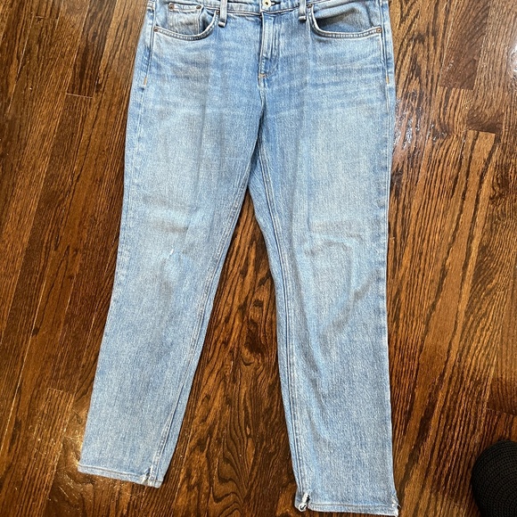 Rag & Bone Dre Low Rise Slim Boyfriend Denim Jeans Light Wash 29 #3 - Picture 6 of 15
